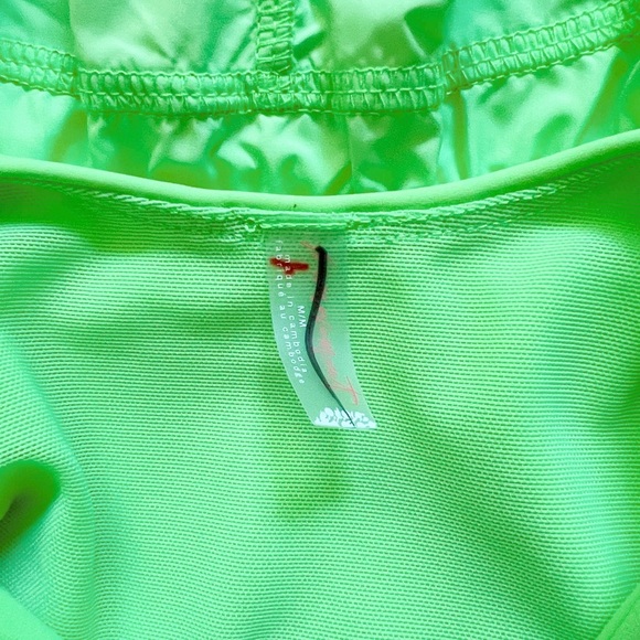 NWOT Free People FP Movement Righteous Runsie Lime Glow Green Neon - Picture 13 of 15